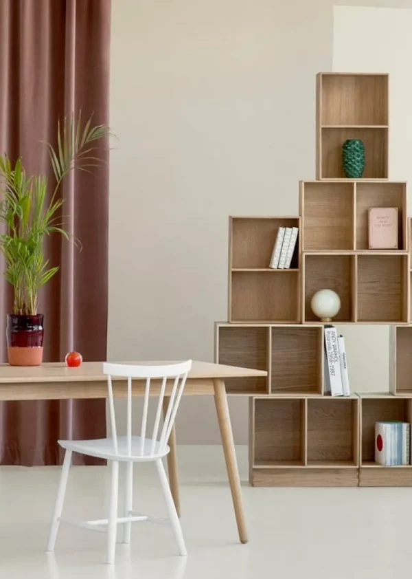 Normann Copenhagen Sitzgelegenheiten-FDB Møbler Stuhl J46, weiß