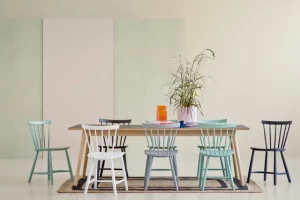 Normann Copenhagen Sitzgelegenheiten-FDB Møbler Stuhl J46, weiß