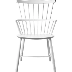Vitra Sitzgelegenheiten-FDB Møbler Stuhl J52B, weiß