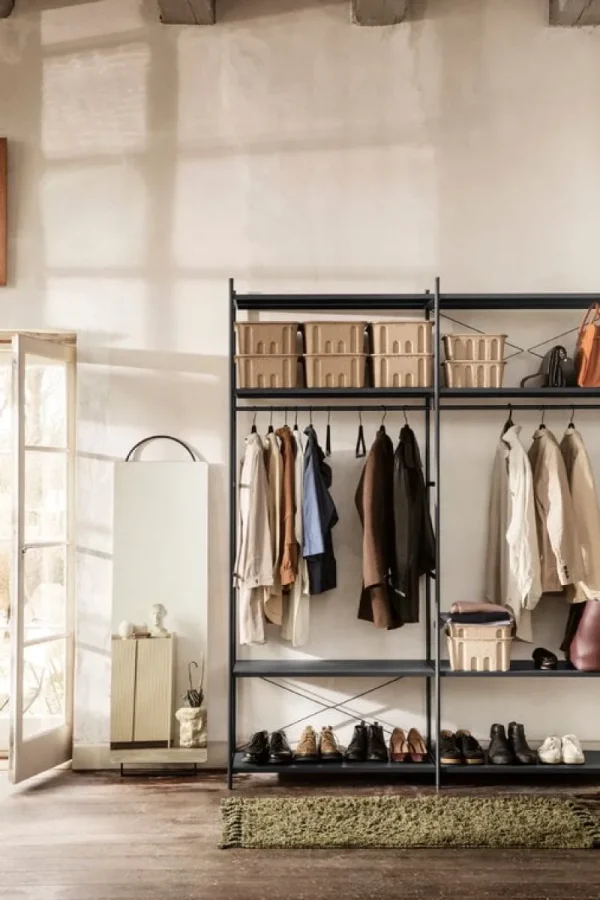 ferm LIVING Badezimmerspiegel^Adorn Spiegel, groß, Schwarz