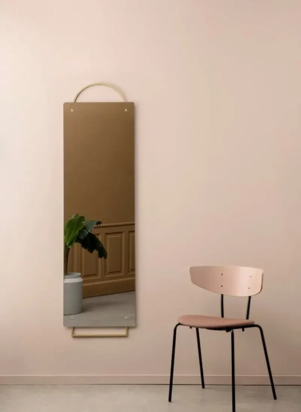 ferm LIVING Badezimmerspiegel^Adorn Spiegel, groß, Messing