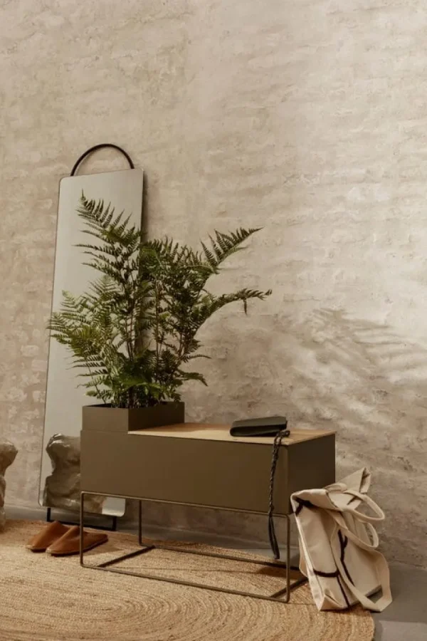 ferm LIVING Badezimmerspiegel^Adorn Spiegel, groß, Schwarz