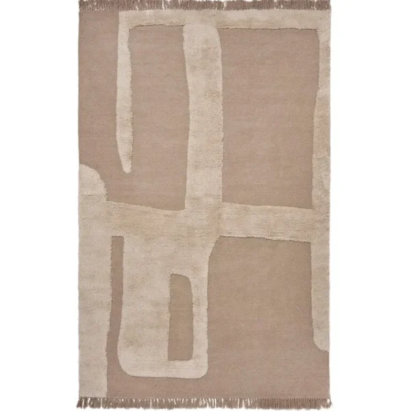 ferm LIVING Teppiche Und Läufer^Alley Wollteppich, 160 x 250 cm, Natur