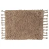 ferm LIVING Badezimmertextilien^Amass Langflor Matte, 50 x 70 cm, White Pepper