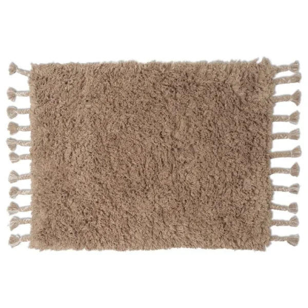 ferm LIVING Badezimmertextilien^Amass Langflor Matte, 50 x 70 cm, White Pepper