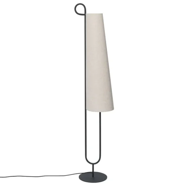 Tom Dixon Stehleuchten-ferm LIVING Ancora Stehleuchte, schwarz - natur