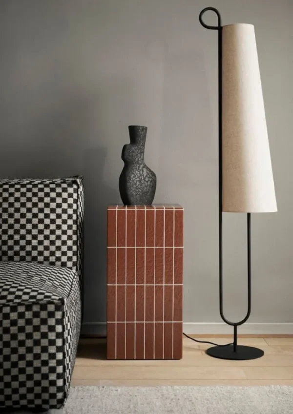 Tom Dixon Stehleuchten-ferm LIVING Ancora Stehleuchte, schwarz - natur