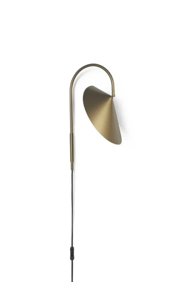 Flos Wandleuchten-ferm LIVING Arum Wandleuchte, schwenkbar, Bronze