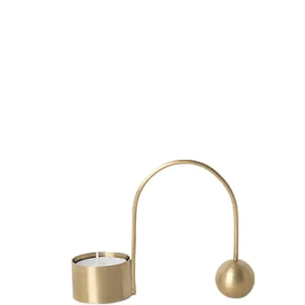 ferm LIVING Weihnachtsdekoration | Kerzen Und Kerzenhalter^Balance Teelichthalter, Messing