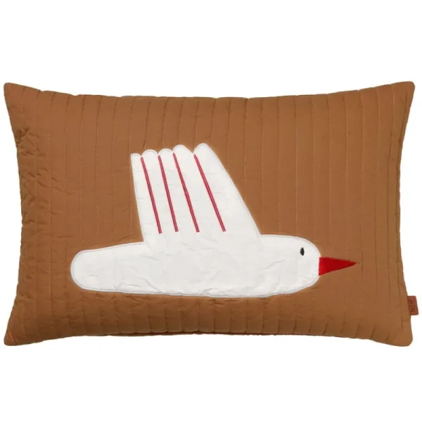 Kinder ferm LIVING Textilien Für Kinder | Kissen^Bird Kissen, gesteppt, 40 x 60 cm, Zuckertang