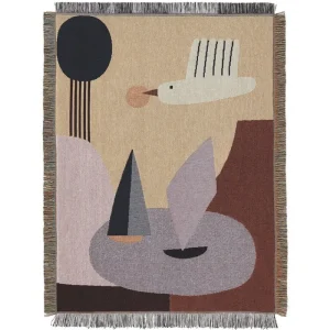 Kinder ferm LIVING Textilien Für Kinder | Decken Und Überwürfe^Bird Wandteppich-Decke, 80 x 110 cm, mehrfarbig