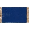 ferm LIVING Teppiche Und Läufer^Block Matte, 80 × 50 cm, Hellblau - Natur