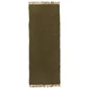 ferm LIVING Teppiche Und Läufer^Block Runner Teppich, 80 x 200 cm, Olivgrün - Natur