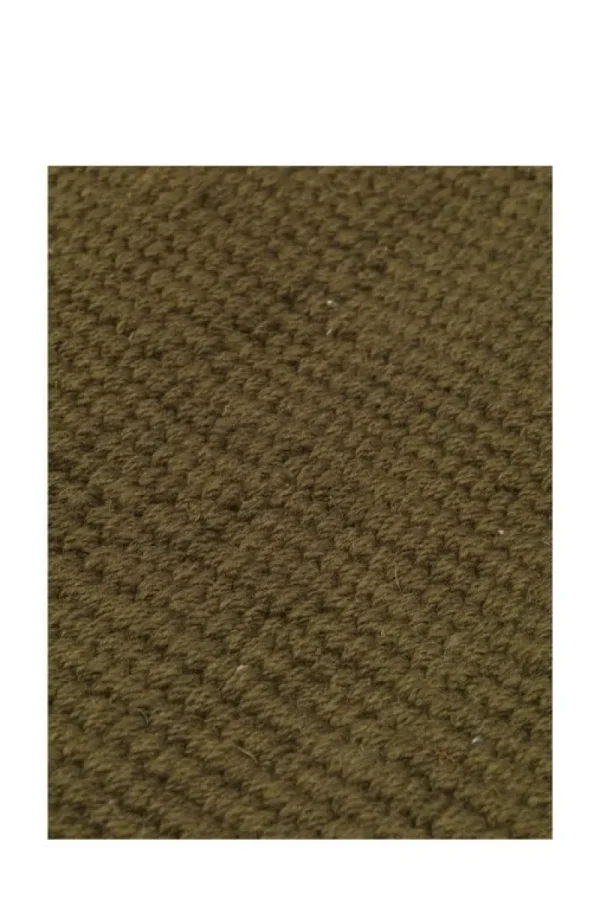 ferm LIVING Teppiche Und Läufer^Block Runner Teppich, 80 x 200 cm, Olivgrün - Natur