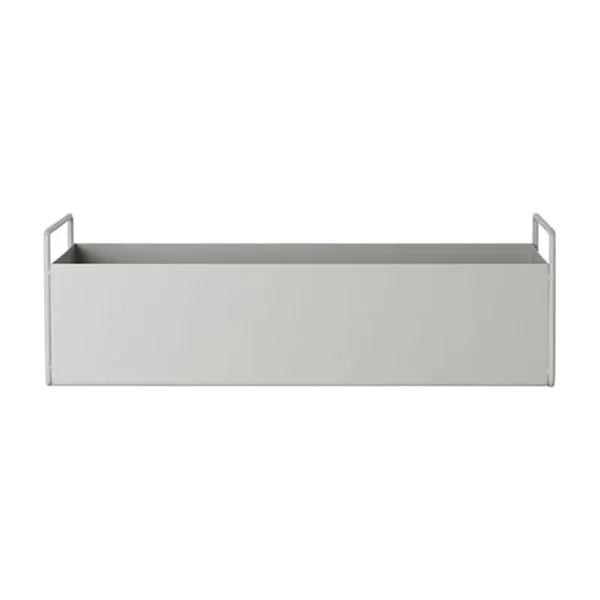 ferm LIVING Aufbewahrungsbehälter^Blumenkasten, klein, hellgrau