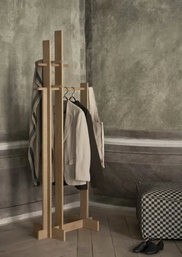 ferm LIVING Garderoben Und Kleiderbügel^Bridge Kleiderständer, Eiche geölt