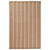 ferm LIVING Teppiche Und Läufer^Calm Kelim Teppich, 140 x 200 cm, dunkles Sandbeige - Cremeweiß