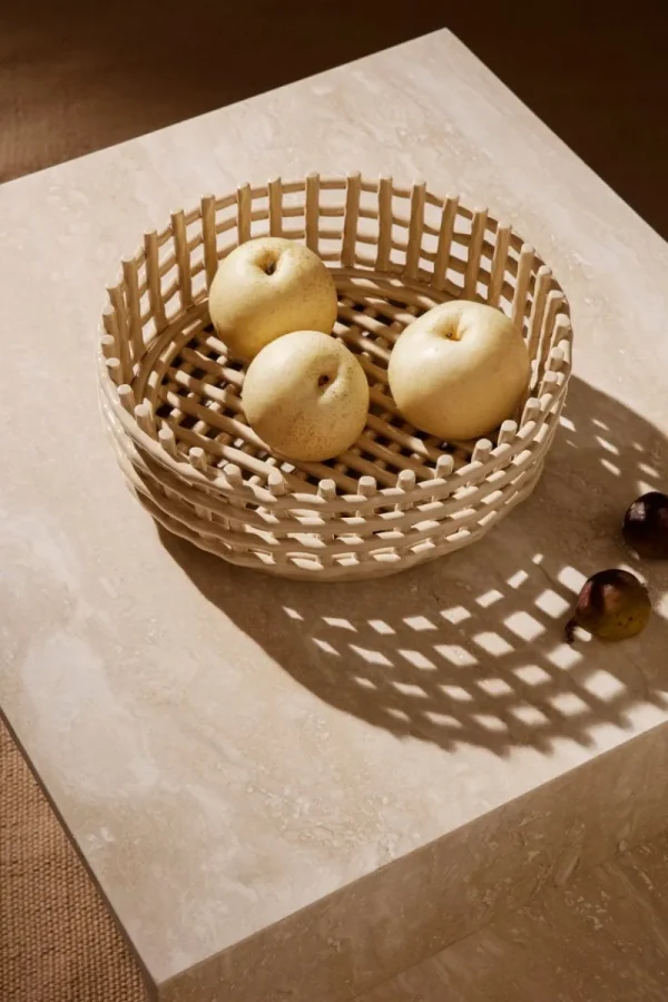 ferm LIVING Dekorationsgegenstände^Ceramic centerpiece, Kaschmirbeige