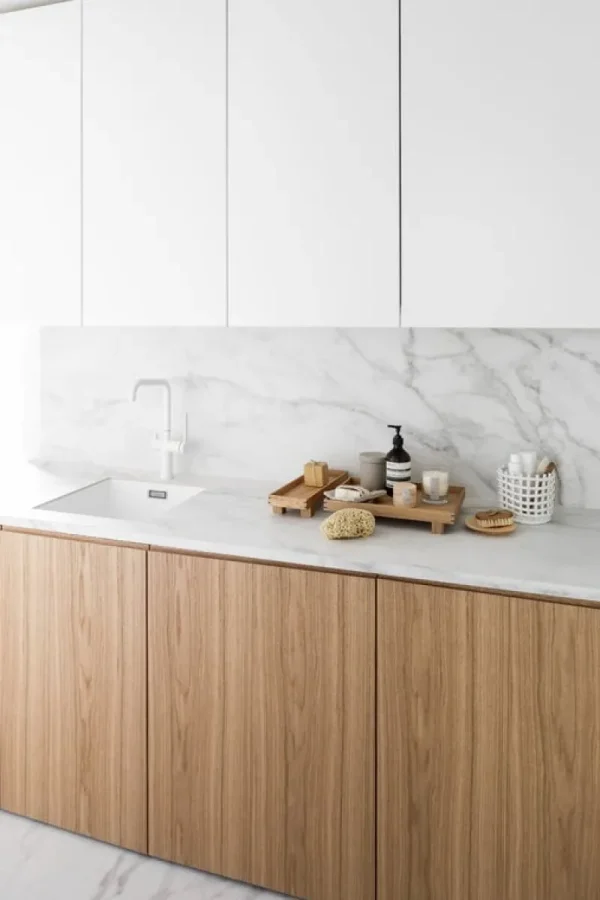 ferm LIVING Dekorationsgegenstände^Ceramic Korb, klein, gebrochen weiß
