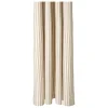 ferm LIVING Badezimmertextilien^Chambray Duschvorhang, Sandbeige – Cremeweiß