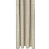 ferm LIVING Badezimmertextilien^Chambray Duschvorhang, Gittermuster, Sand