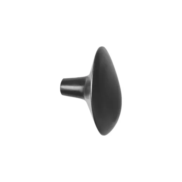 ferm LIVING Garderoben Und Kleiderbügel^Chanterelle Haken, schwarz, Messing