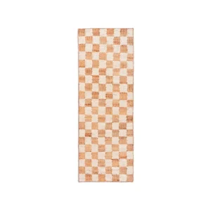 ferm LIVING Teppiche Und Läufer^Check Wool Jute Läufer, 70 x 180 cm, natur - naturweiß