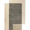 ferm LIVING Teppiche Und Läufer^Counter Teppich, 200 x 300 cm, Graphitgrau - Cremeweiß