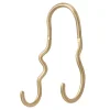 ferm LIVING Garderoben Und Kleiderbügel^Curvature Doppelhaken, Messing