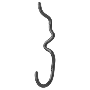 ferm LIVING Garderoben Und Kleiderbügel^Curvature Haken, schwarzes Messing