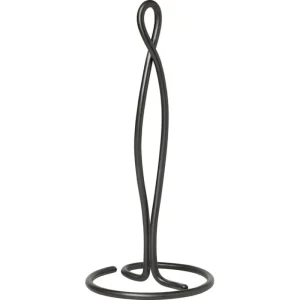 ferm LIVING Küchenutensilien^Curvature Küchenrollenhalter, Schwarzes Messing