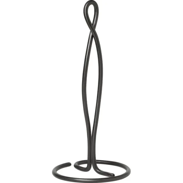 ferm LIVING Küchenutensilien^Curvature Küchenrollenhalter, Schwarzes Messing