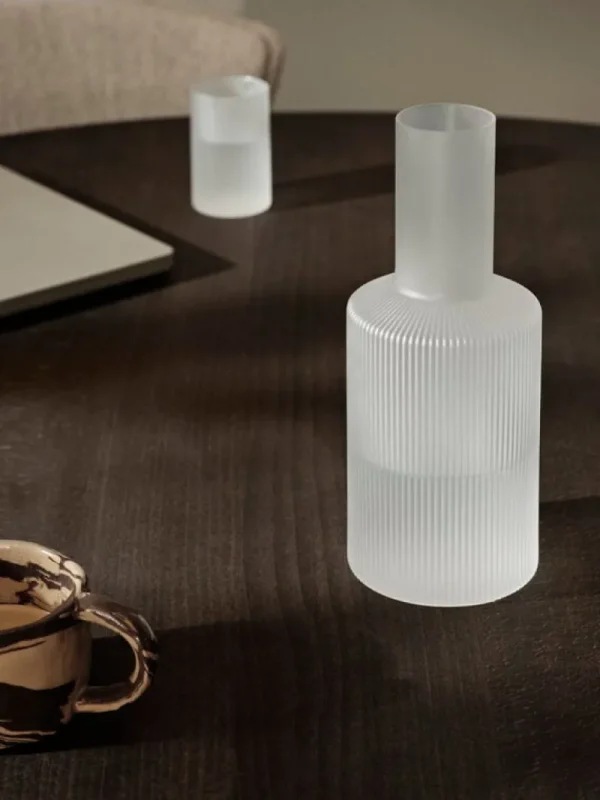 ferm LIVING Karaffen Und Krüge^Deckel für Ripple Karaffe, satiniert