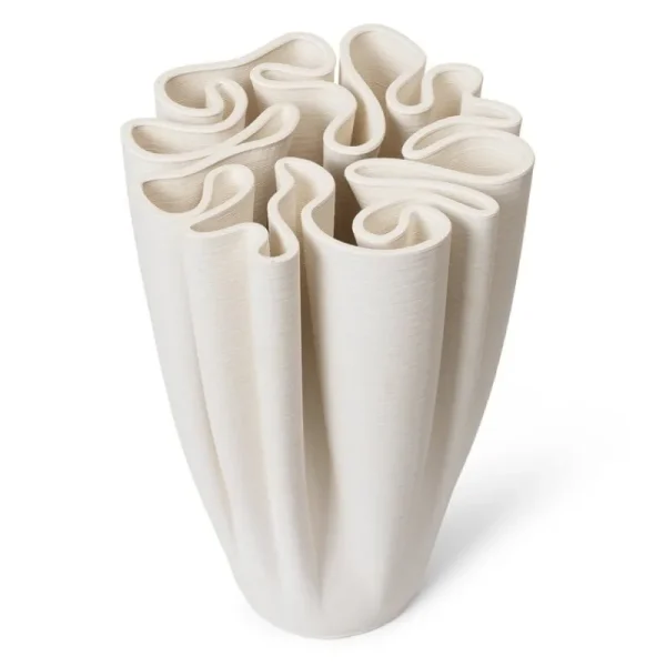 Marimekko Vasen-ferm LIVING Dedali Vase, Cremeweiß