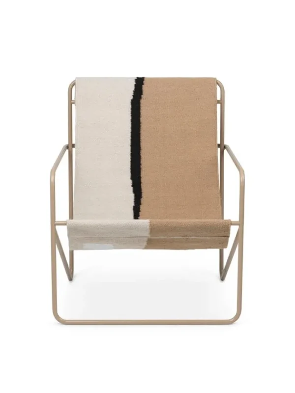 ferm LIVING Terrassenmöbel | Sitzgelegenheiten^Desert Loungesessel, Kaschmir – erdfarben
