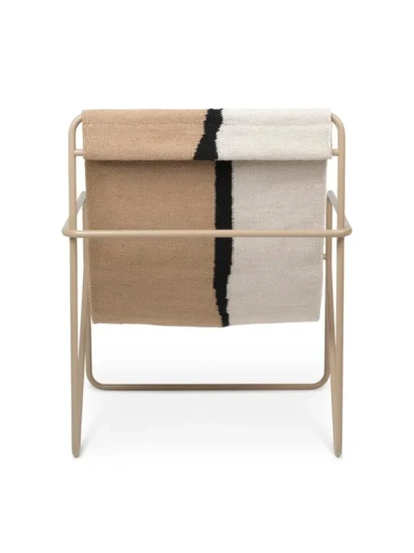 ferm LIVING Terrassenmöbel | Sitzgelegenheiten^Desert Loungesessel, Kaschmir – erdfarben