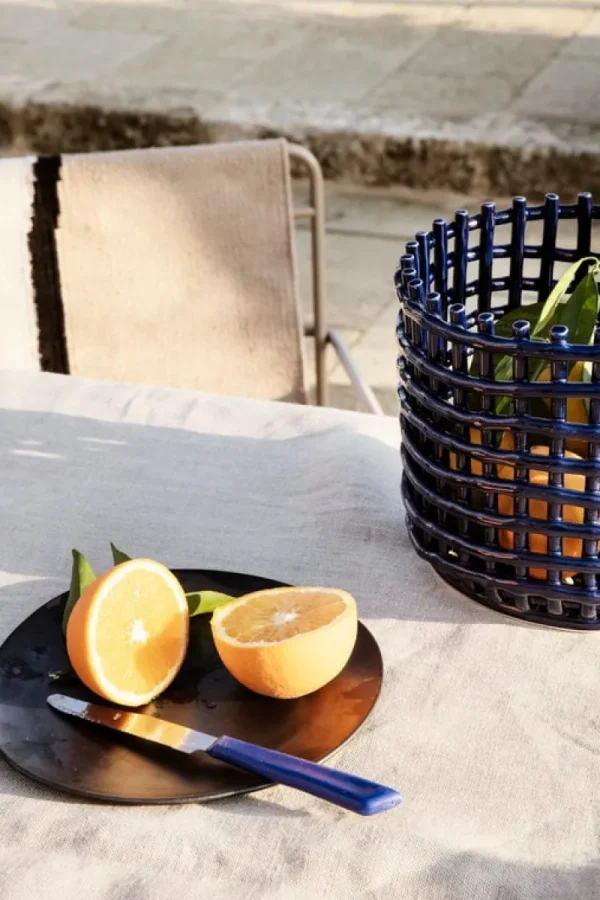 ferm LIVING Terrassenmöbel | Sitzgelegenheiten^Desert Loungesessel, Kaschmir – erdfarben