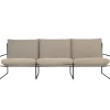 ferm LIVING Terrassenmöbel | Sofas Und Liegen^Desert 3-Sitzer-Sofa, Schwarz - dunkles Sandbeige, Dolce