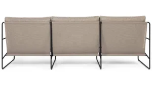 ferm LIVING Terrassenmöbel | Sofas Und Liegen^Desert 3-Sitzer-Sofa, Schwarz - dunkles Sandbeige, Dolce