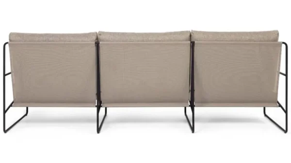 ferm LIVING Terrassenmöbel | Sofas Und Liegen^Desert 3-Sitzer-Sofa, Schwarz - dunkles Sandbeige, Dolce
