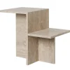 ferm LIVING Tische-Distinct Beistelltisch, Travertin