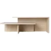 Sibast Tische-ferm LIVING Distinct Grande Duo Couchtisch, Travertin