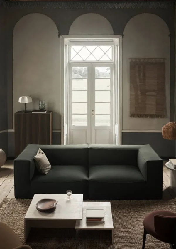 Sibast Tische-ferm LIVING Distinct Grande Duo Couchtisch, Travertin