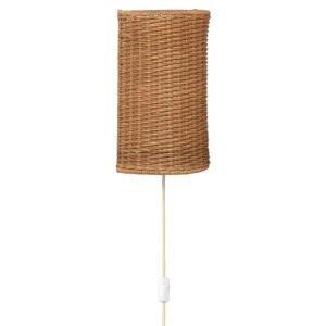 DCWu00e9ditions Wandleuchten-ferm LIVING Dou Wandlampenschirm, Natur