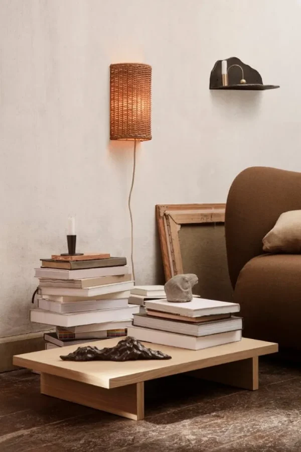 DCWu00e9ditions Wandleuchten-ferm LIVING Dou Wandlampenschirm, Natur