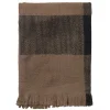 ferm LIVING Decken Und Überwürfe^Dry Decke, 120 x 170 cm, Zuckertang - Schwarz