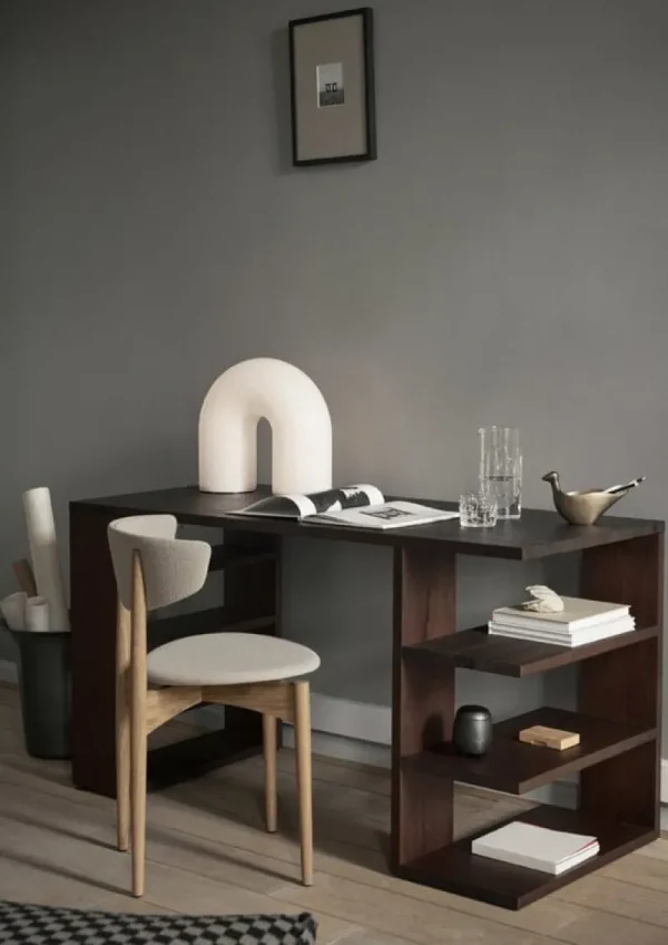 HAY Tische-ferm LIVING Edre Schreibtisch, dunkel gebeizte Kiefer