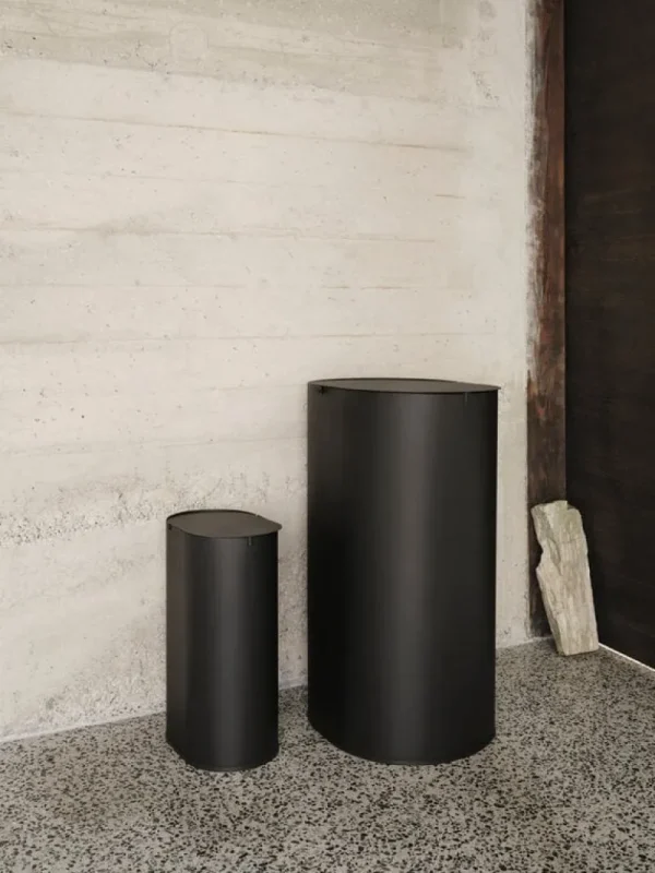 ferm LIVING Papierkörbe & Recycling-behälter | Abfalleimer^Enkel Behälter, klein, schwarz
