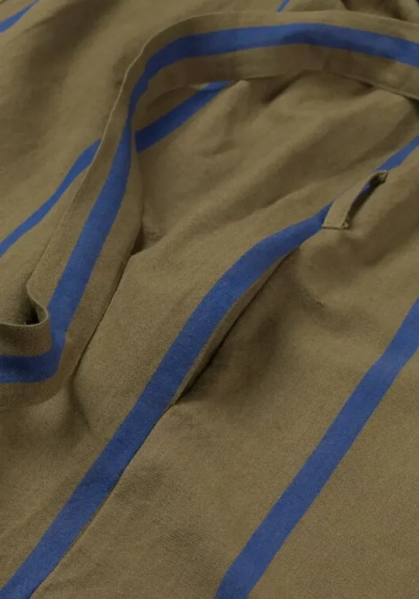 ferm LIVING Badezimmertextilien^Field Morgenmantel, Olivgrün - leuchtendes Blau