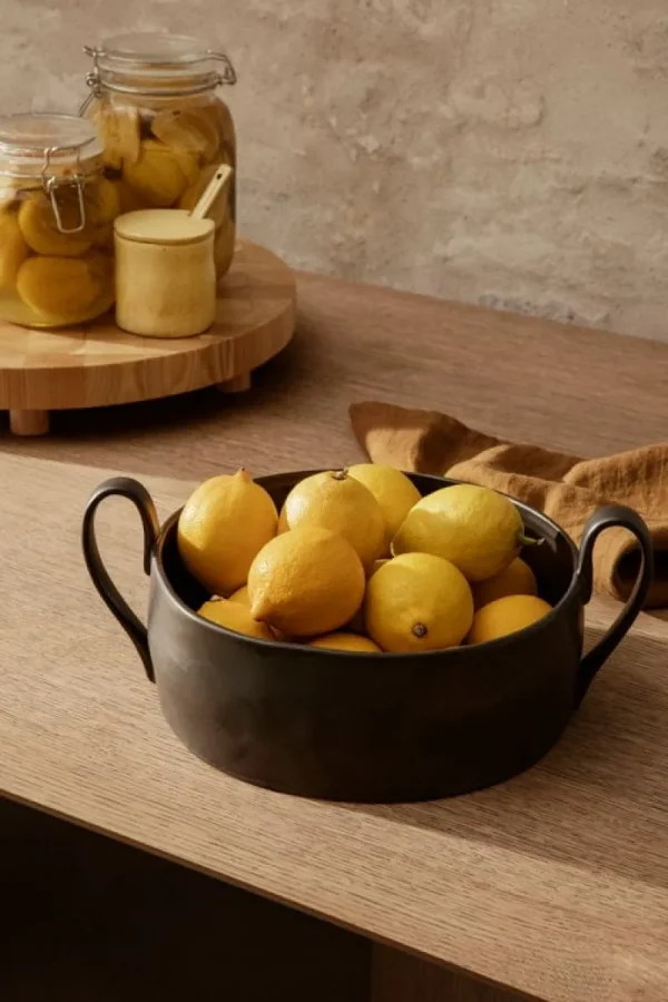 ferm LIVING Geschirr^Flow Tafelaufsatz, Schwarz